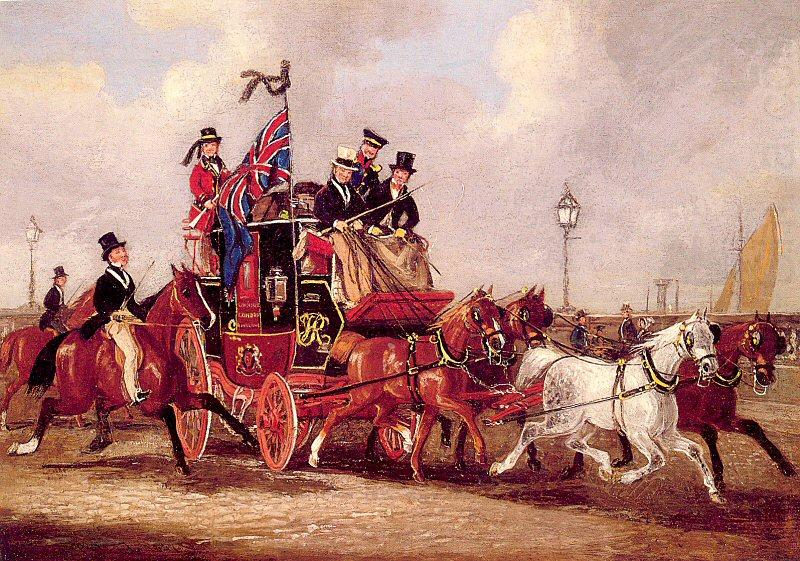 The Last Mail Leaving Newcastle, July 5, 1847, Pollard, James